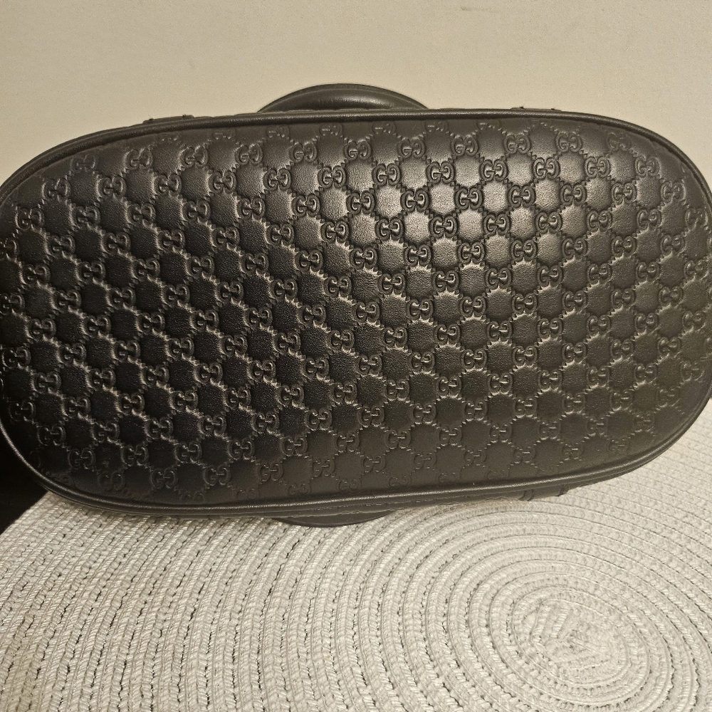 π Gucci Microguccissima Dome Satchel | Dark Navy Blueπ - Picture 9 of 16
